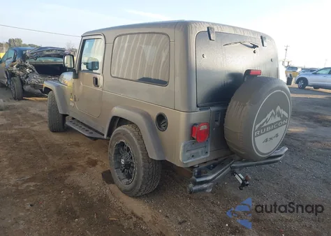 2005 Jeep Wrangler Unlimited Rubicon из США, поврежденный, VIN 1J4FA64S25P352284